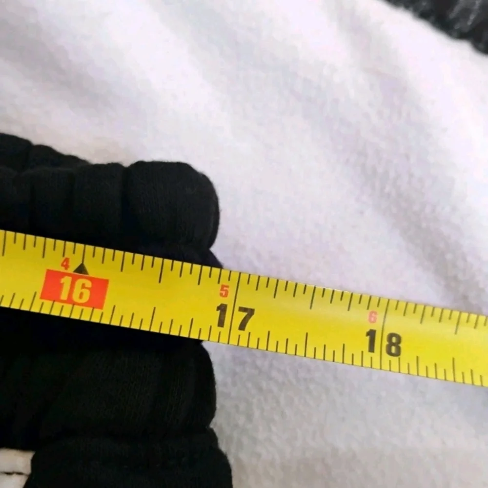 Fashion Nova Black and White Wide Leg Sweatpants NWT - Picture 10 of 12